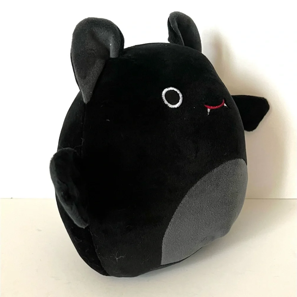 Black Vampire Bat Plush Toy Bat Stuffed Animal Vampire Bat Halloween Goth Punk - Picture 2 of 5